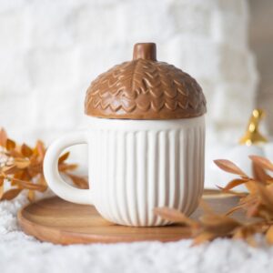 Mug Gland d'Automne avec Couvercle