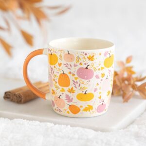 Mug Citrouilles Rose & Orange